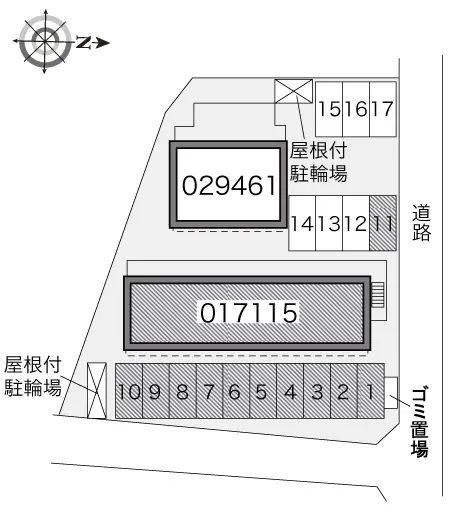 ★手数料０円★東近江市八日市上之町　月極駐車場（LP）